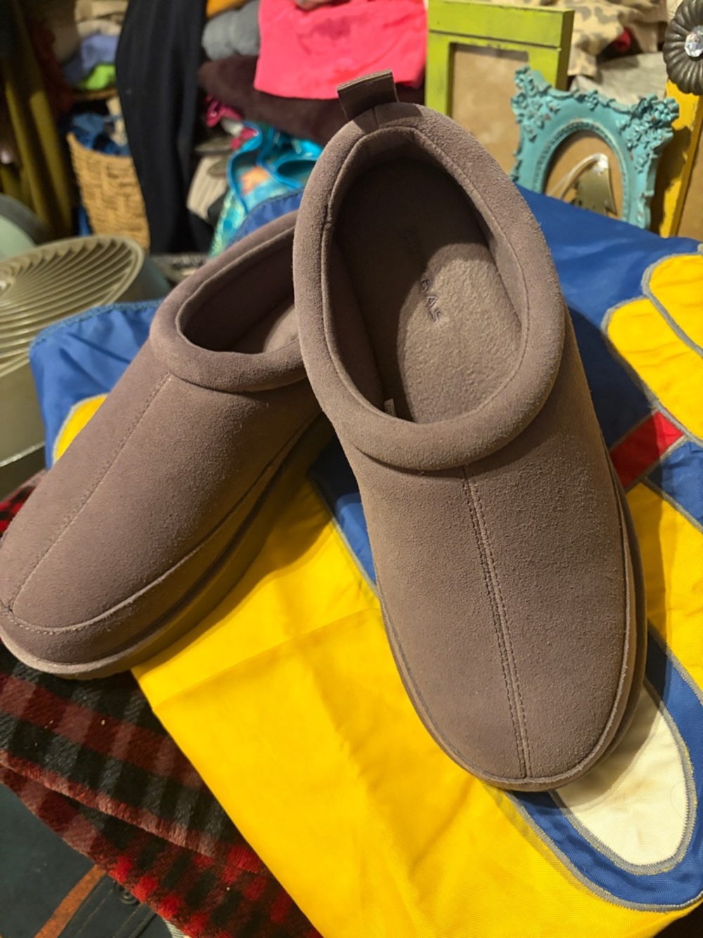 Bombas Men's Taupe Slip-On Comfort Loafers